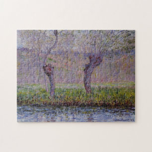 Willows in Springtime Monet Fine Art Jigsaw Puzzle