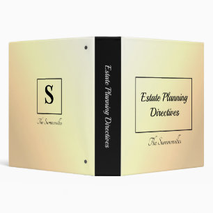 Wills and Estate Planning Binder Eternal Sunset