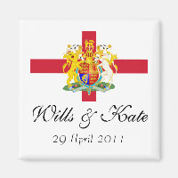 Wills et Kate Mariage royal Keepsaké Magnet