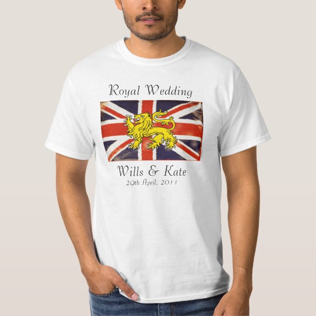 Wills & Kate Royal Wedding T-Shirt (Basic) (Front)
