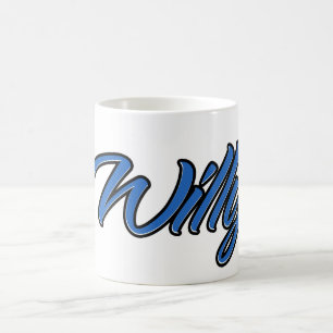 Willy First Name Name Blue Tasse Kaffeetasse Coffee Mug