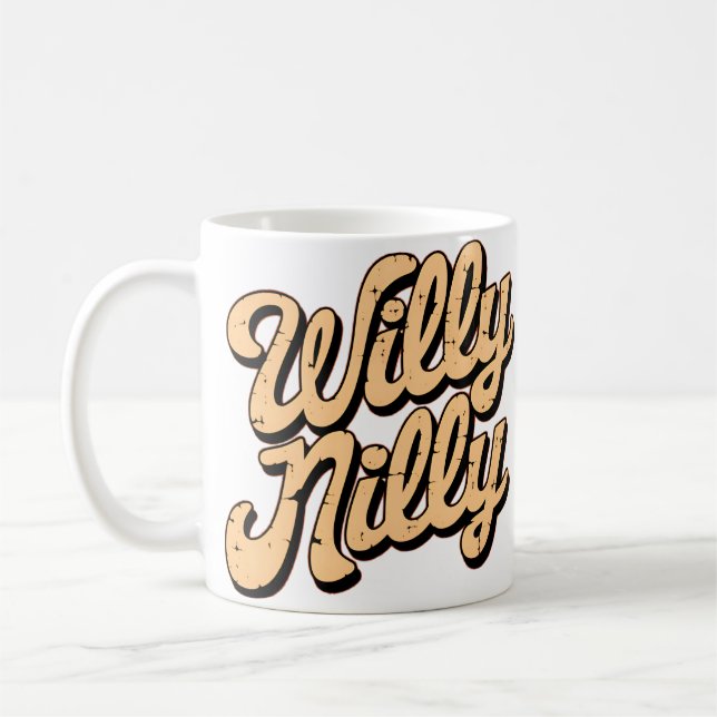 Willy nilly  coffee mug (Left)