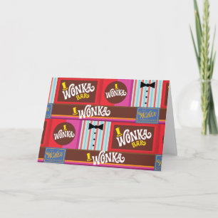 Willy Wonka Candy Pattern Card