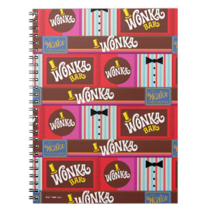 Willy Wonka Candy Pattern Notebook