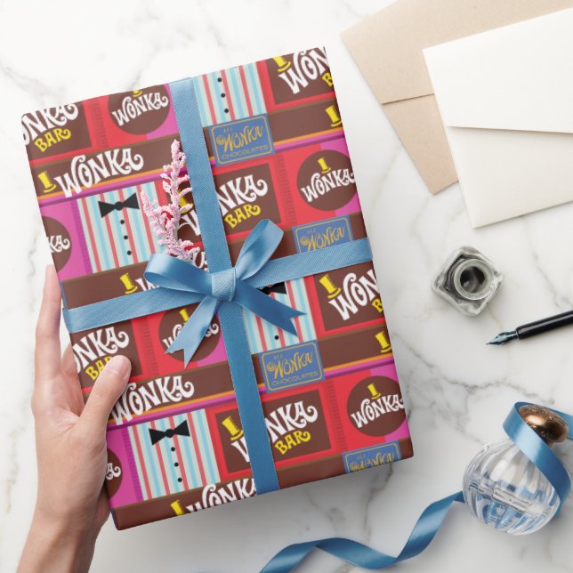 Willy Wonka Candy Pattern Wrapping Paper (Gifting)