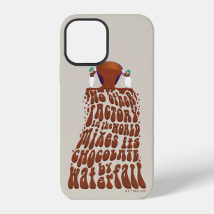 Willy Wonka Chocolate Waterfall Typography iPhone 12 Case