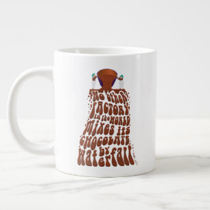 Willy Wonka Chocolate Waterfall Typography Large Coffee Mug