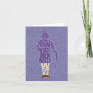 Willy Wonka Citation Silhouette