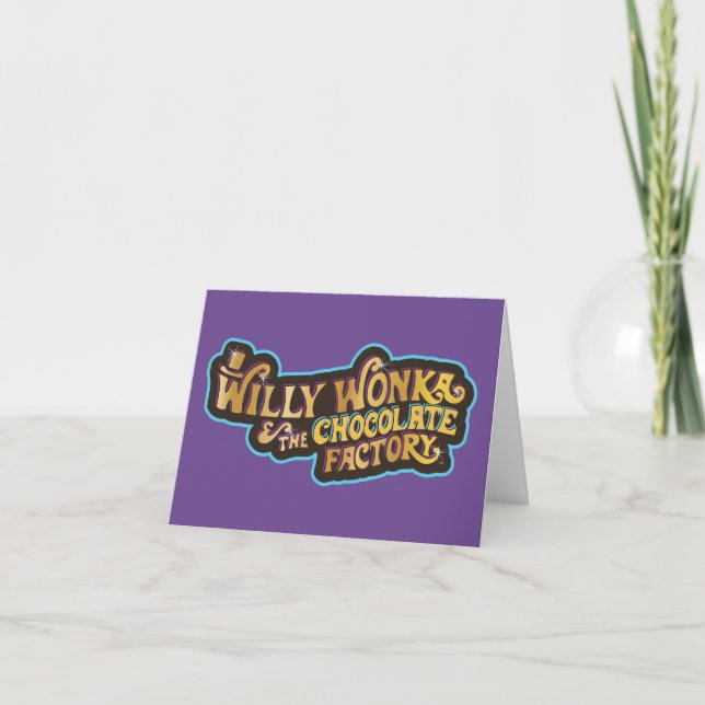 Willy Wonka et le logo de l'usine de chocolat (Devant)