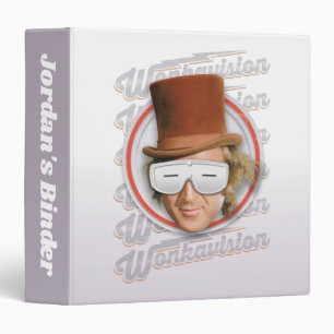 Willy Wonka in Wonkavision Goggles Binder