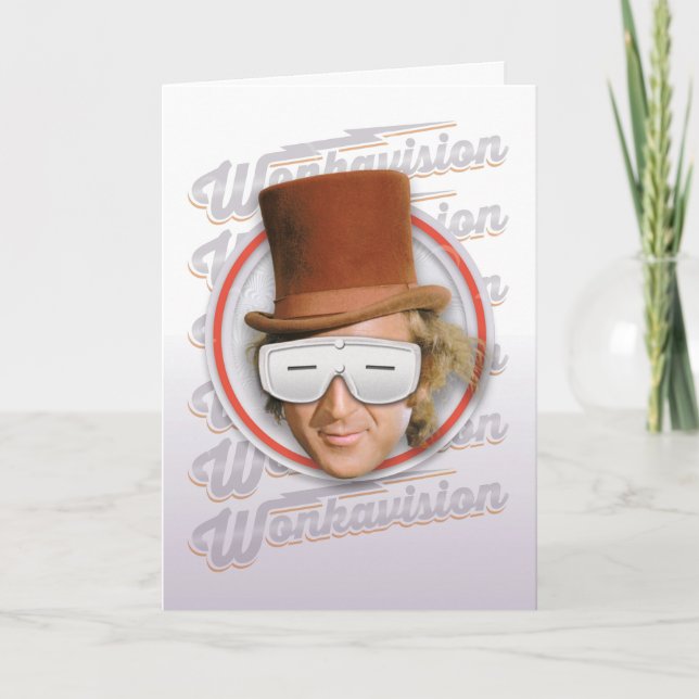 Willy Wonka in Wonkavision Goggles Card (Front)