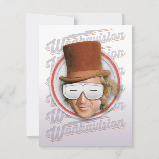 Willy Wonka in Wonkavision Goggles Card (Front)