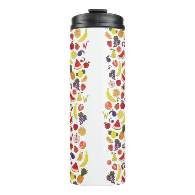 Willy Wonka Lickable Wallpaper Pattern Thermal Tumbler (Front)