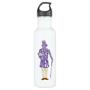 Willy Wonka Quote Silhouette 710 Ml Water Bottle