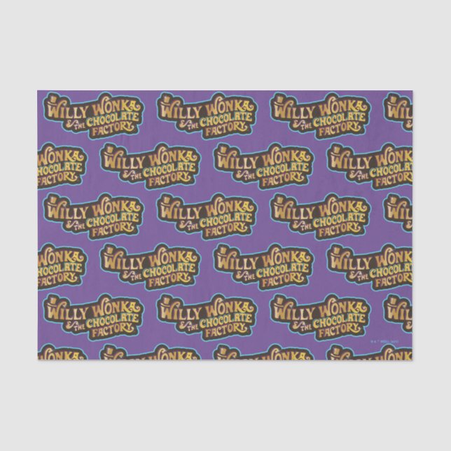 Willy Wonka & the Chocolate Factory Logo Tissue Paper (Front)