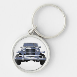 Willys Wagon Truck2 Keychain