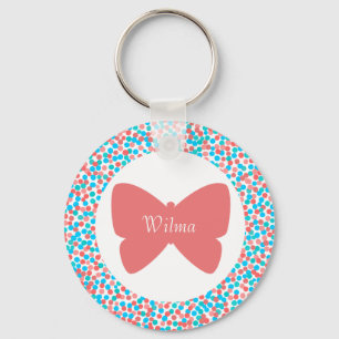 Wilma Butterfly Dots Keychain - 369