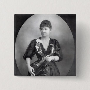 Wilma Norma Neruda, Lady Halle 2 Inch Square Button