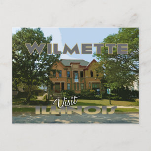 Wilmette, Visit Illinois Postcard