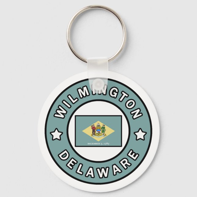 Wilmington Delaware Keychain (Front)