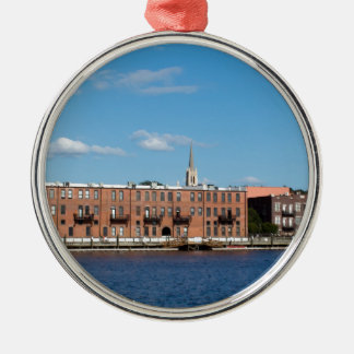 Wilmington NC Riverfront Metal Ornament