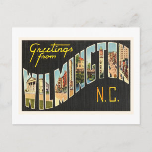Wilmington North Carolina NC Vieux Vintage Carte p