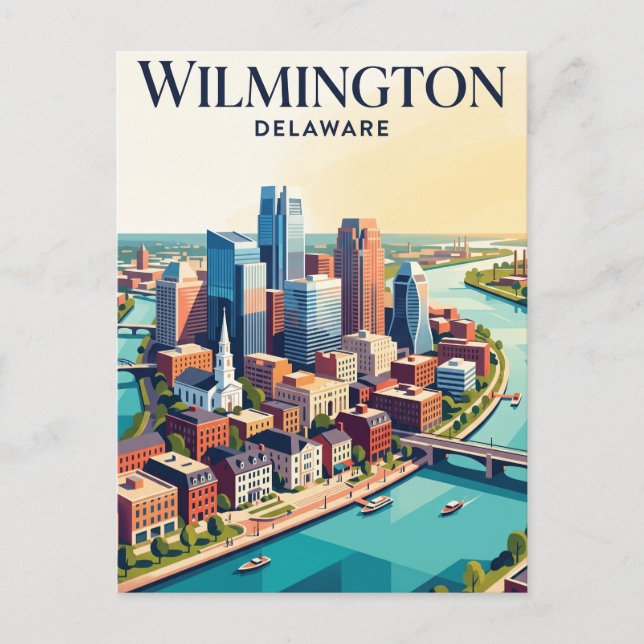 Wilmington USA Postcard (Front)