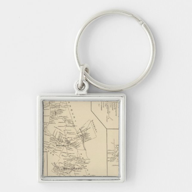 Wilmot, Merrimack County Keychain (Front)