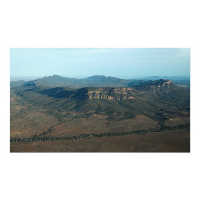 Wilpena Pound from the air, Ikara-Flinders Ranges Photo Print (Front)