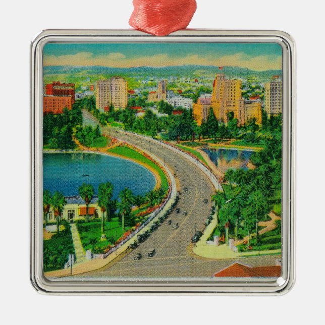 Wilshire Boulevard, Gen. Douglas MacArthur Metal Ornament (Front)