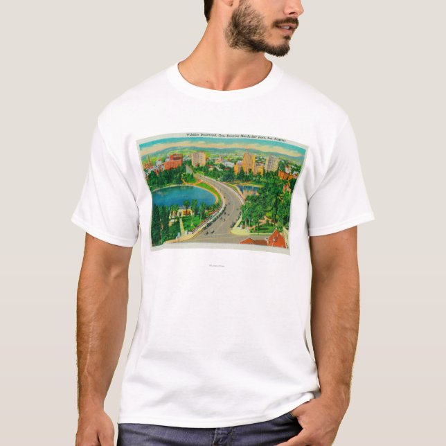 Wilshire Boulevard, Gen. Douglas MacArthur T-Shirt (Front)