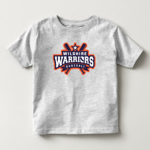 Wilshire Warriors Baseball League Logo Toddler T-shirt