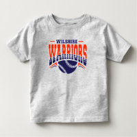 Wilshire Warriors Navy Baseball Logo