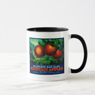 Wilshire's Oak Glen Apple Crate Label Mug