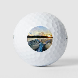 Wilson 500 Golf Ball with Lake Oconee Photo Design