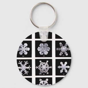 Wilson Bentley Snowflakes Keychain