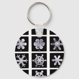 Wilson Bentley Snowflakes Keychain