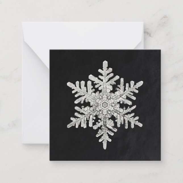Wilson Bentley's Snowflake Card (Front)