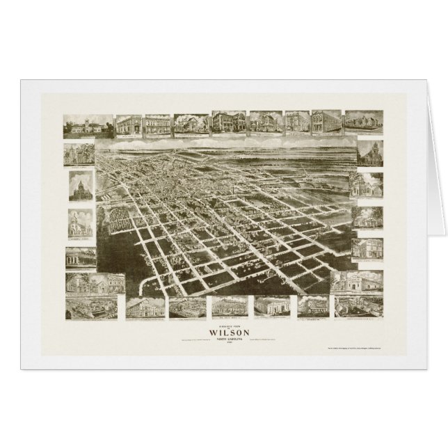 Wilson, carte panoramique d'OR - 1908 (Devant horizontal)