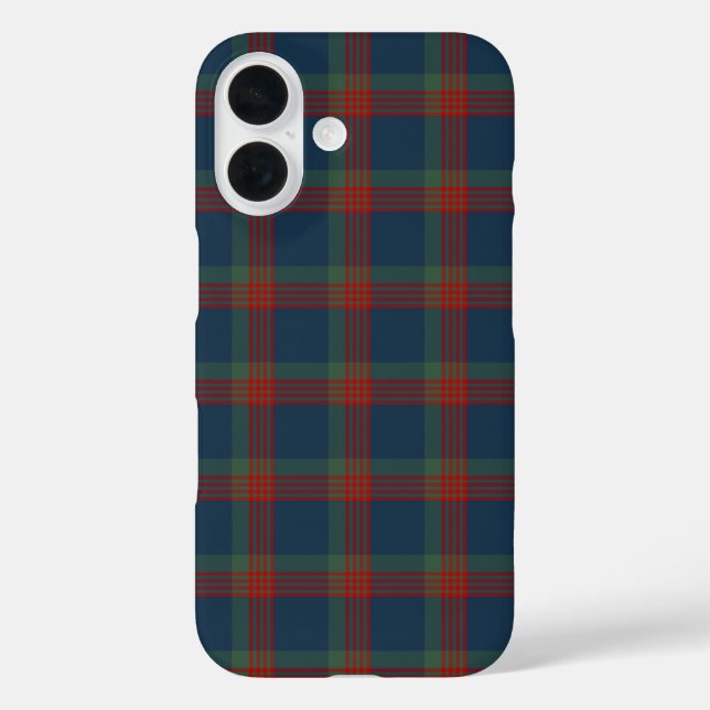 Wilson Clan Blue, Green and Red Tartan Case-Mate iPhone Case (Back)