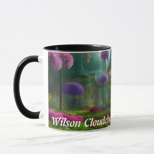 Wilson Cloudchamber Tea Personalized Customizable Mug (Left)