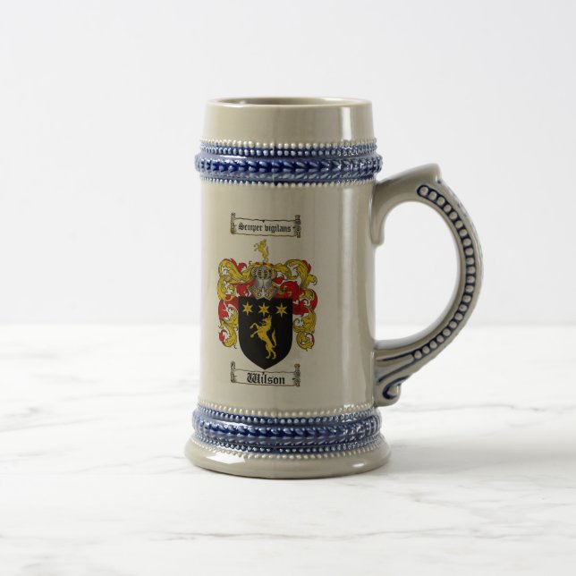Wilson Coat of Arms Stein (Right)