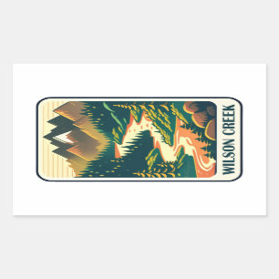 Wilson Creek North Carolina Colours Sticker