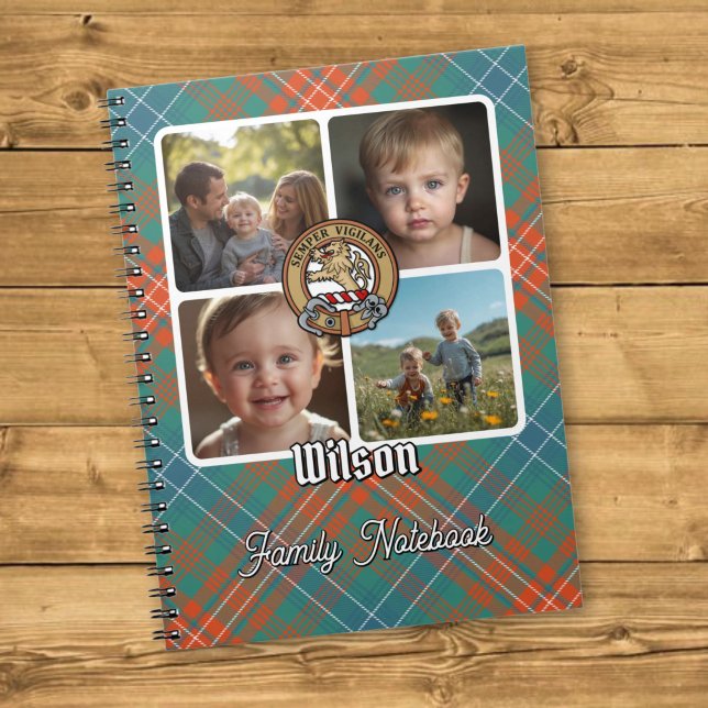 Wilson Family Photo Collage Notebook (Creator Uploaded)