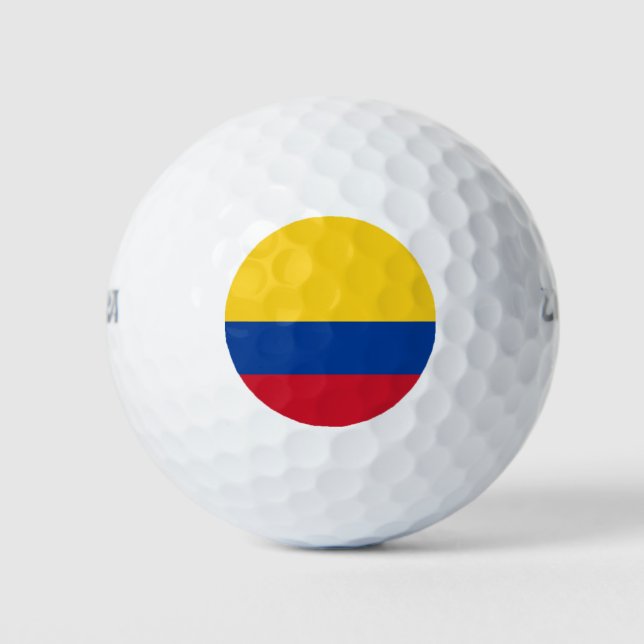 Wilson Golf Ball with flag of Colombia (Front)