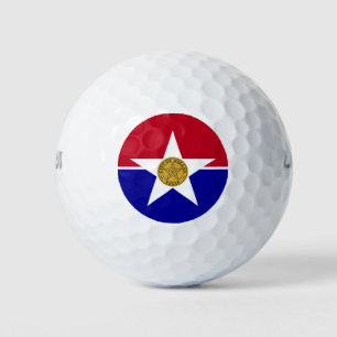 Wilson Golf Ball with flag of Dallas