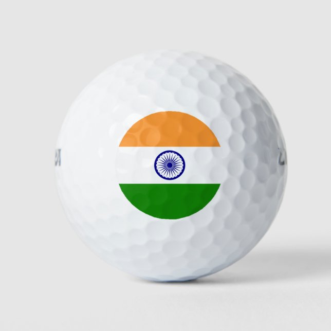 Wilson Golf Ball with flag of India (Front)