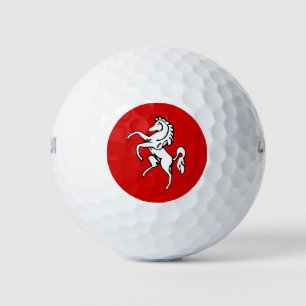 Wilson Golf Ball with flag of Kent, England