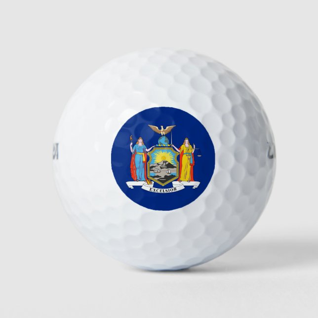 Wilson Golf Ball with flag of New York, USA (Front)