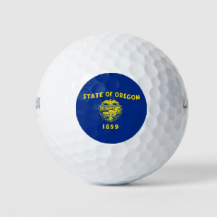 Wilson Golf Ball with flag of Oregon, USA